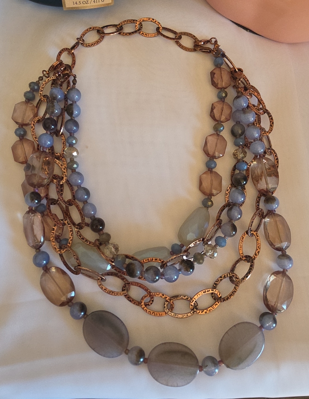 Unique Premier Designs Convertable & Removable Multi-Strand Necklace